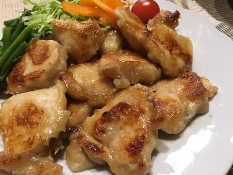 鷄むね肉のニンニク醤油焼き